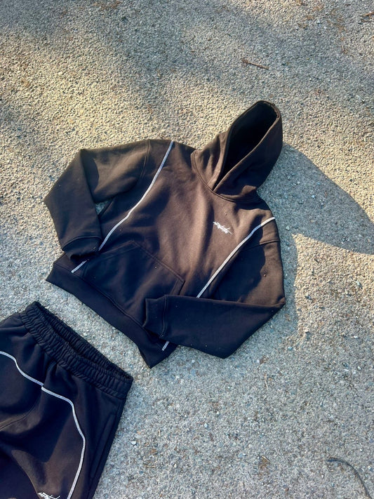 Reverse-stitch hoody